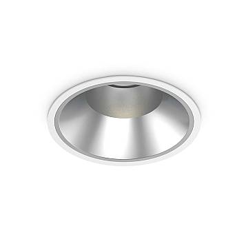 Faretto Incasso Off Alluminio Bianco Led 42W 3000K Luce Calda