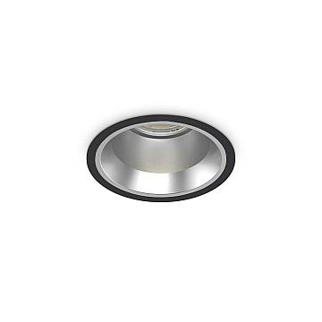 Faretto Incasso Off Alluminio Nero Led 15W 3000K Luce Calda