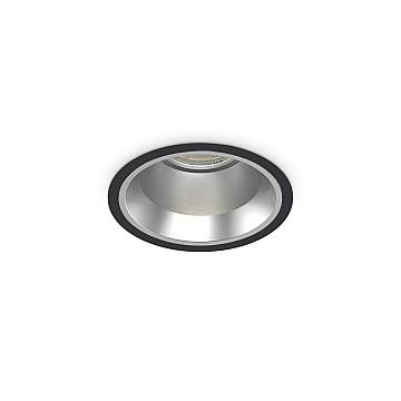 Faretto Incasso Off Alluminio Nero Led 15W 4000K Luce Naturale