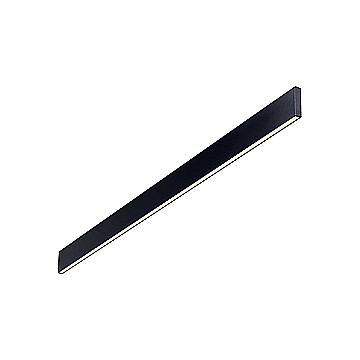 Applique Moderna Linus Alluminio Nero Led 32W 4000K Luce Naturale