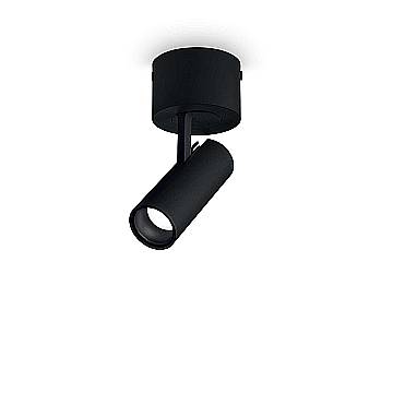 Plafoniera Moderna Play Alluminio Nero Led 7W 3000K Luce Calda Plafoniera Moderna Play Alluminio Nero Led 7W 3000K Luce Calda