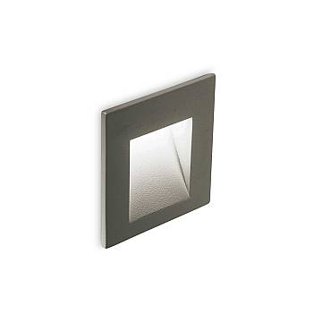 Corpo Luce Incasso Alluminio Antracite Led 2W 3000K Luce Calda Corpo Luce Incasso Alluminio Antracite Led 2W 3000K Luce Calda