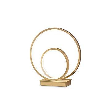 Lampada Da Scrivania-Ufficio Moderna Oz Metallo Ottone Led 23W 3000K Luce Calda Lampada Da Scrivania-Ufficio Moderna Oz Metallo Ottone Led 23W 3000K Luce Calda