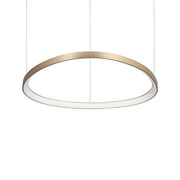 Sospensione Moderna Gemini Metallo Ottone Led 60W 3000K Luce Calda