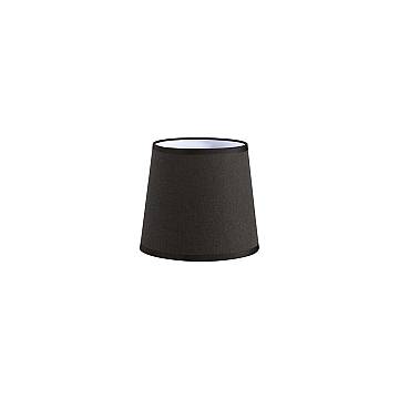 Paralume Cono Set Tessuto Nero D16