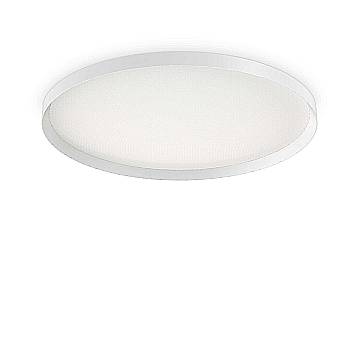 Plafoniera Moderna Fly Alluminio-Materie Plastiche Bianco Led 65W 4000K D90Cm