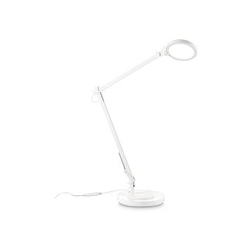 Lampada Da Scrivania Moderna Futura Alluminio-Plastiche Bianco Led 12,5W 4000K Lampada Da Scrivania Moderna Futura Alluminio-Plastiche Bianco Led 12,5W 4000K