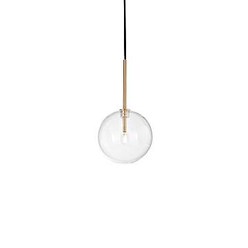 Sospensione Contemporanea Equinoxe Metallo Ottone 1 Luce 2W 3000K D15Cm