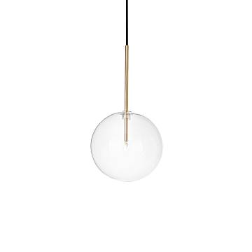 Sospensione Contemporanea Equinoxe Metallo Ottone 1 Luce 2W 3000K D20Cm
