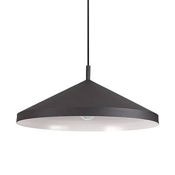 Sospensione Industrial-Minimal Yurta Metallo Nero 1 Luce E27 D50 Sospensione Industrial-Minimal Yurta Metallo Nero 1 Luce E27 D50