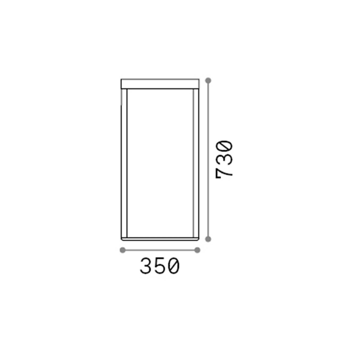Piantana Industrial-Minimal Ipotesi Metallo Bianco Led 16W 3000K H73Cm 282251