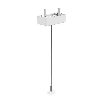 Kit Cavo Singolo 2Mt E Rosone Ego Alluminio Color Bianco Kit Cavo Singolo 2Mt E Rosone Ego Alluminio Color Bianco