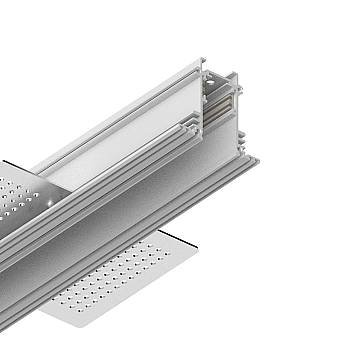 Profilo Incassato 200Cm Ego Alluminio Bianco Profilo Incassato 200Cm Ego Alluminio Bianco