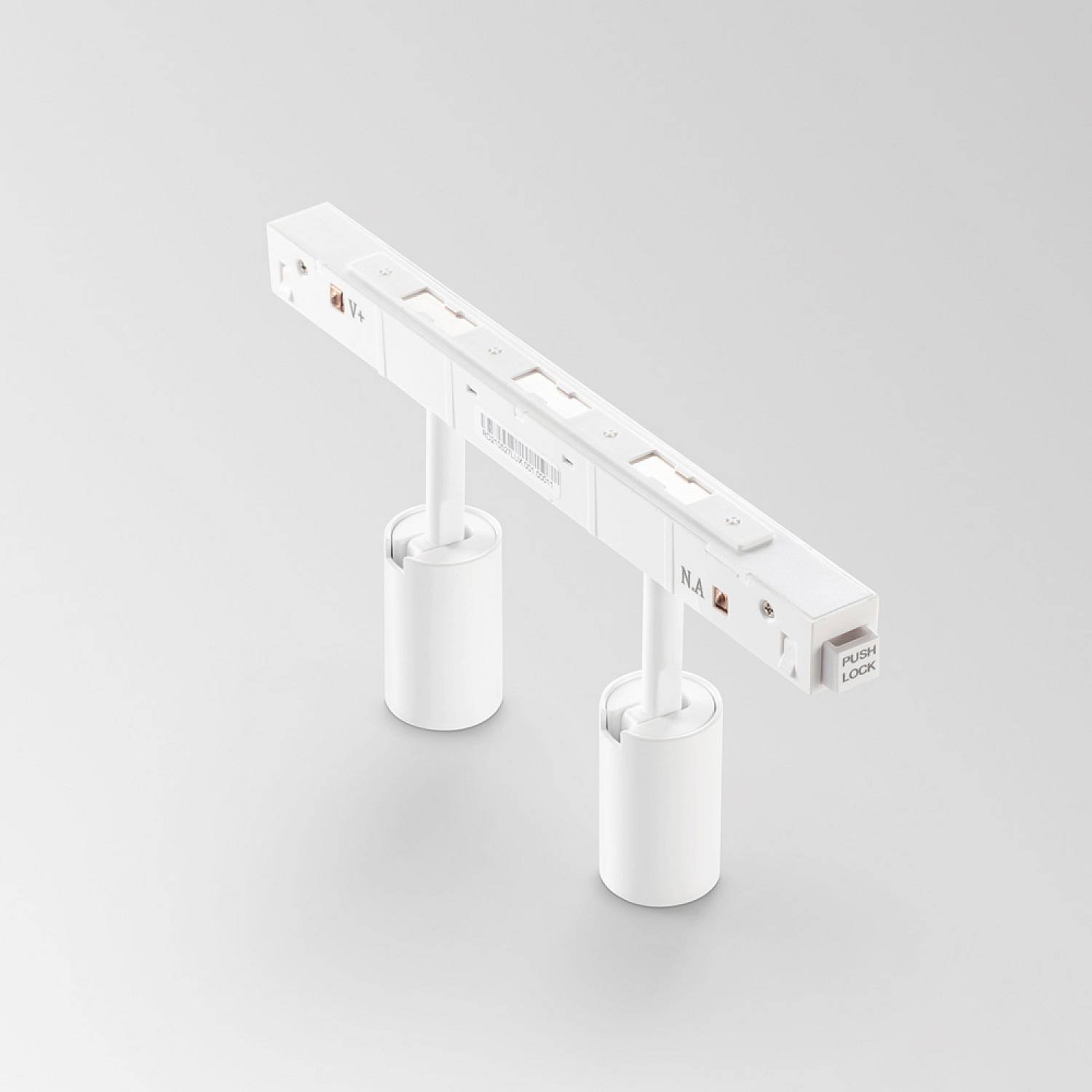 Proiettore Regolabile Ego Alluminio Bianco 2 Luci Led 5W 3000K 1-10V 282947