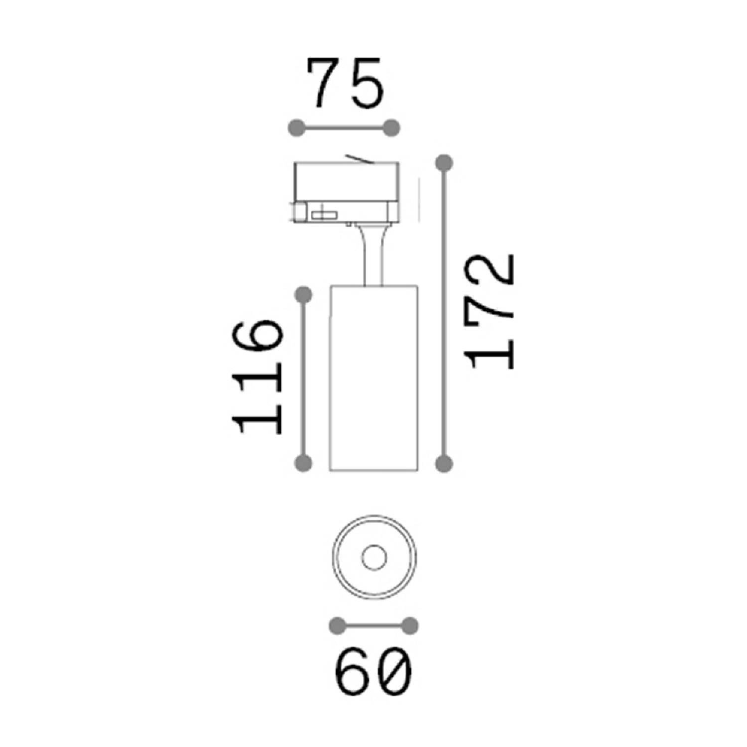 Proiettore Fox On-Off Alluminio-Materie Plastiche Bianco Led 15W 3000K Cri90 285382