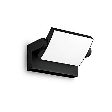 Applique Moderna Swipe Alluminio Nero Led 20,5W 3000K Luce Calda Applique Moderna Swipe Alluminio Nero Led 20,5W 3000K Luce Calda