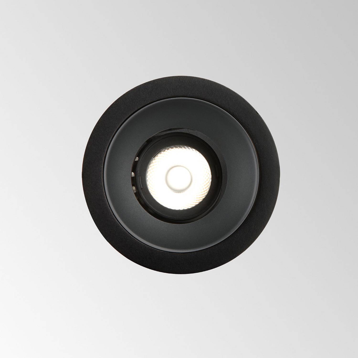 Cornice Tonda Singola A Incasso Contemporanea Bento Metallo Nero 287881