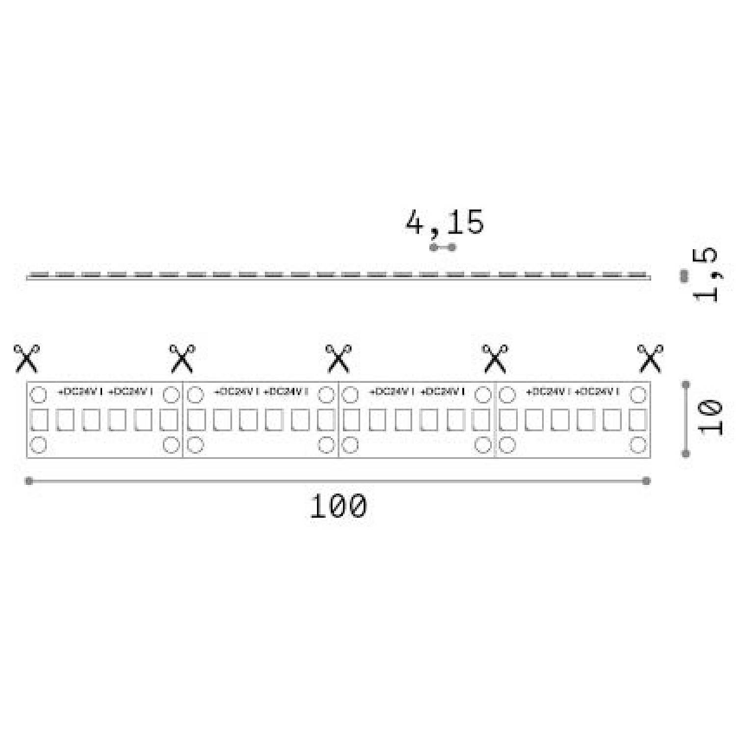 Strip_Led_240_Smd_20W/M_4000K_Cri90_Ip65 287966