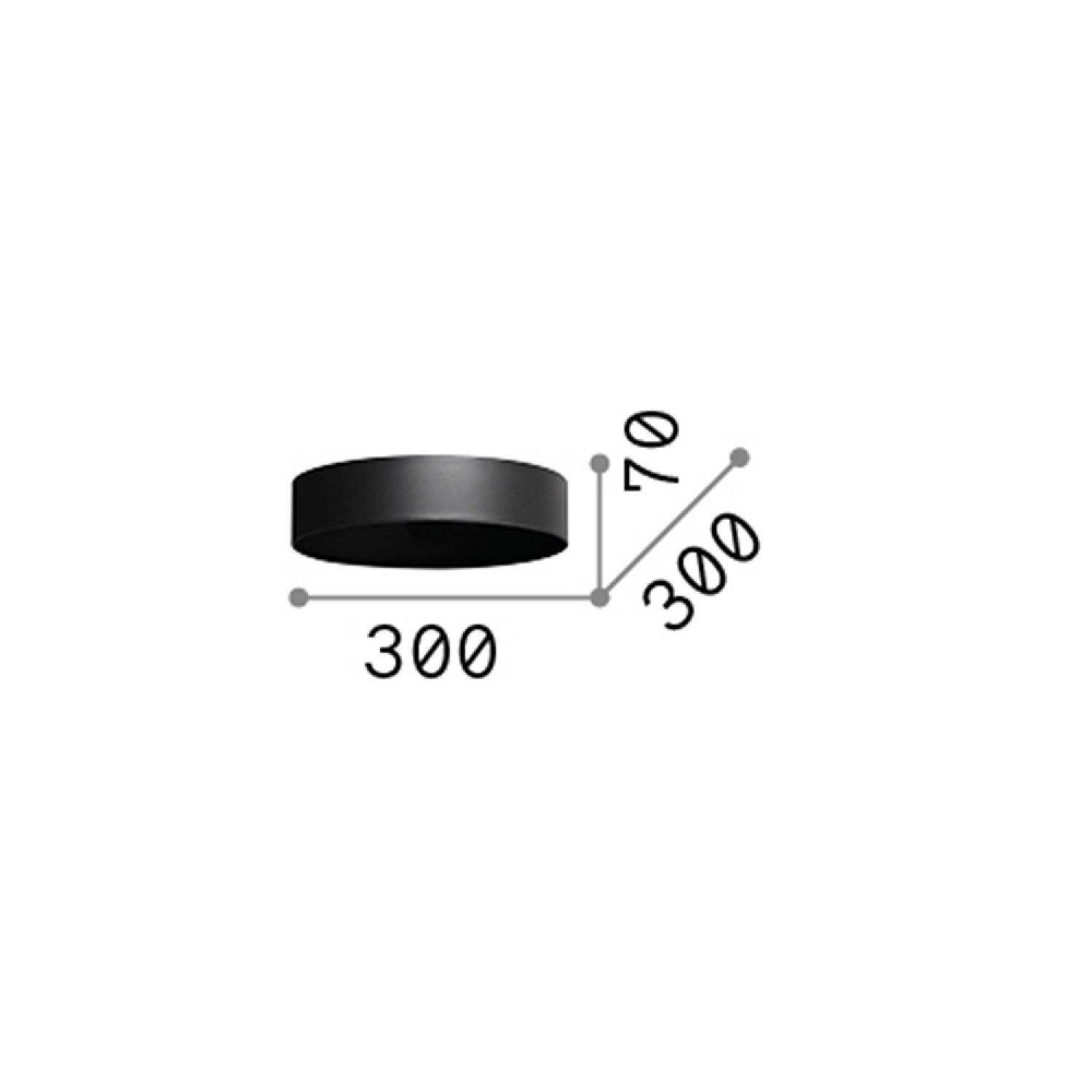 Paralume Modulare Cilindro Moderno Mix Up Metallo Nero 288444