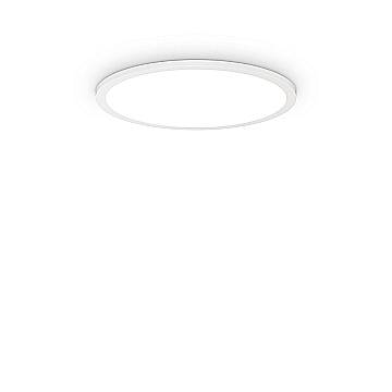 Plafoniera Moderna Fly Alluminio-Materie Plastiche Bianco Led 18W 3000K D45Cm