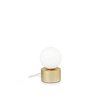 Lampada Da Scrivania Contemporanea Perlage Metallo Ottone 1 Luce G9 3W 3000K Lampada Da Scrivania Contemporanea Perlage Metallo Ottone 1 Luce G9 3W 3000K