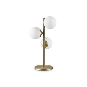 Lampada Da Scrivania Contemporanea Perlage Metallo Ottone 3 Luci G9 3W 3000K Lampada Da Scrivania Contemporanea Perlage Metallo Ottone 3 Luci G9 3W 3000K