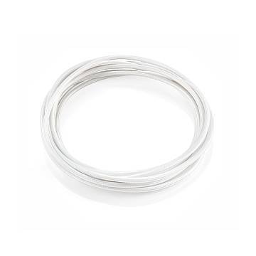 Cavo Tessuto Bianco 5M