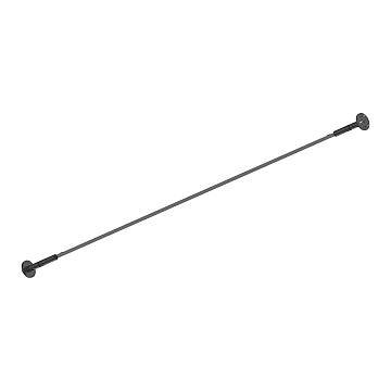 Nastro Flessibile Tesi Alluminio Nero 5M