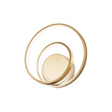 Applique Moderna Dali Oz Metallo Ottone Led 28W 3000K Luce Calda Applique Moderna Dali Oz Metallo Ottone Led 28W 3000K Luce Calda