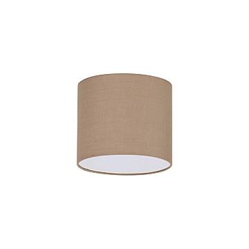 Paralume Cilindro Set Tessuto Tortora D16