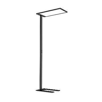 Piantana Moderna Comfort Metallo Nero Led 76W K Luce Naturale 4000K