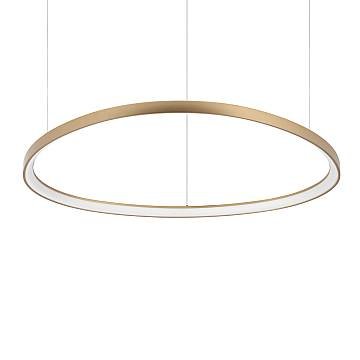 Sospensione Moderna Gemini Ottone Led 80W 3000K Luce Calda