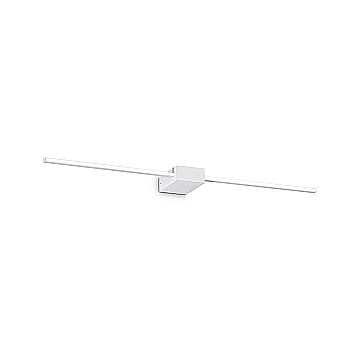 Applique Da Parete Contemporaneo Theo Alluminio Bianco Led 13,5W 3000K Ip20