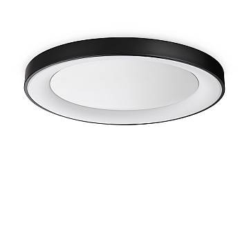 Plafoniera Contemporanea Planet Metallo Nero Led Integrato 33W 3000K Ip20 Plafoniera Contemporanea Planet Metallo Nero Led Integrato 33W 3000K Ip20