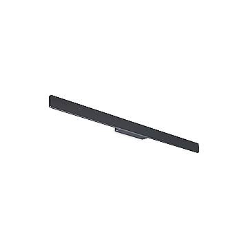 Applique Da Parete Contemporaneo Linea Alluminio Nero Led 20W 3000K Ip54