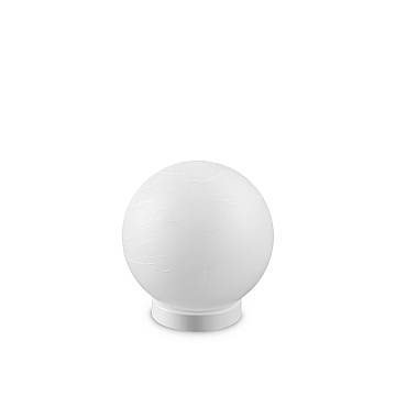 Lumetto Contemporaneo Carta Metallo Bianco 1 Luce E27 25W Ip20