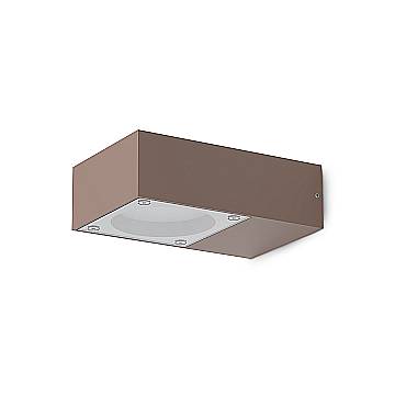 Ideal Lux Lampada da parete SIRIO 1 luce GX53 IP65 coffee metallo vetro Ideal Lux Lampada da parete SIRIO 1 luce GX53 IP65 coffee metallo vetro