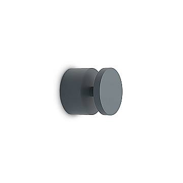 Ideal Lux Applique moderna Toffee 1 luce LED integrato IP65 antracite metallo