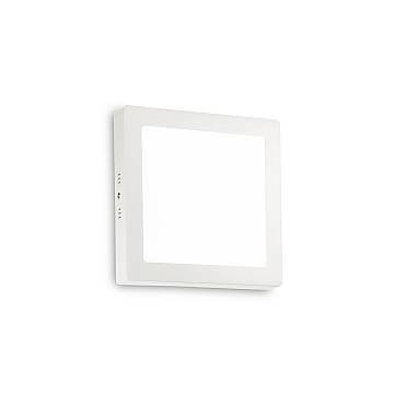 Plafoniera Moderna Universal Acciaio Bianco Led Integrato 19W 4000K Ip20