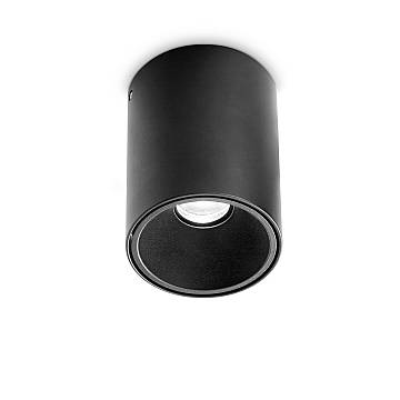 Plafoniera Contemporanea Nitro Alluminio Nero Led Integrato 25W 3000K Ip20