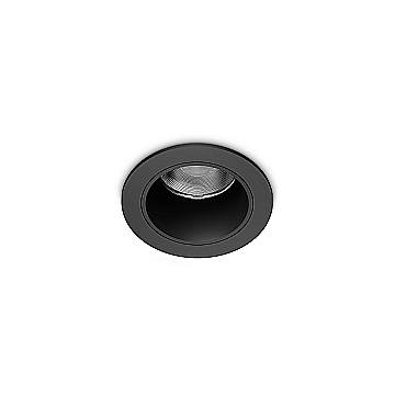 Ideal Lux Faretto ad incasso Collezione QUARK 1 luce LED integrato nero alluminio