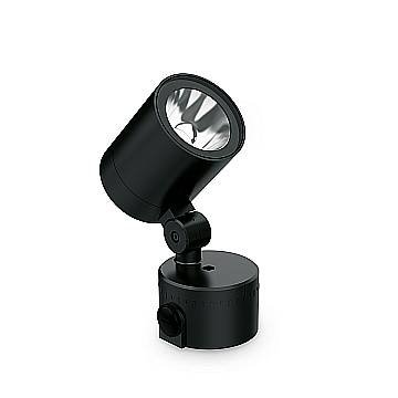 Ideal Lux Proiettore O-Zone 1 luce LED integrato IP66 nero metallo