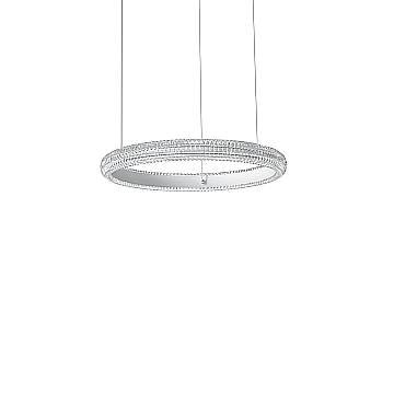 Ideal Lux Sospensione moderna Miracle 1 luce LED integrato bianco alluminio Ideal Lux Sospensione moderna Miracle 1 luce LED integrato bianco alluminio