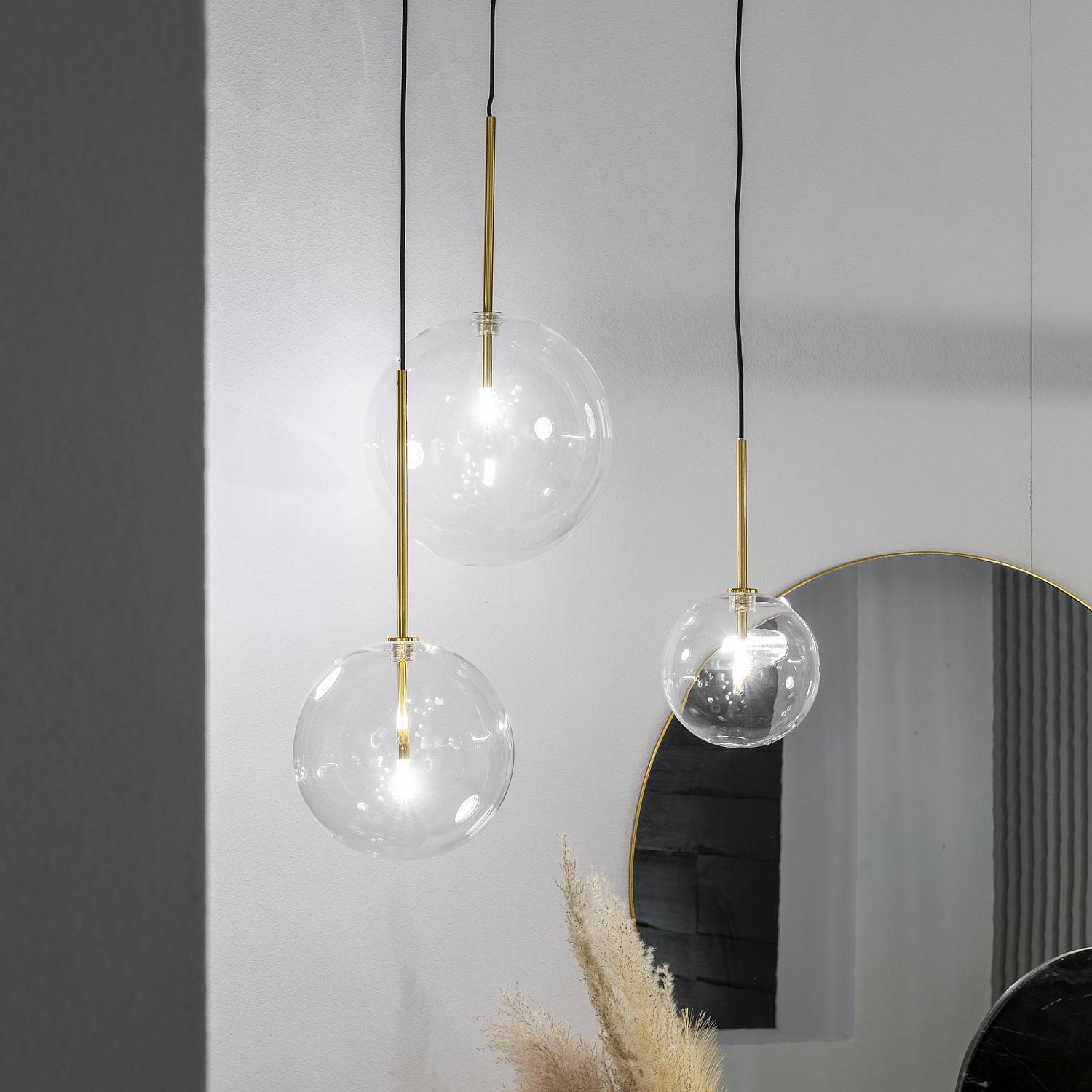 Lampada A Sospensione Equinoxe 1 Luce G4 Cromo 326351