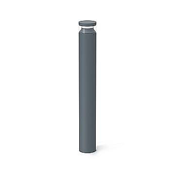 Ideal Lux Lampada da terra moderna Boeing 1 luce LED integrato IP65 antracite metallo vetro
