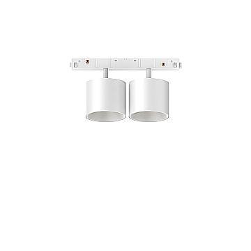 Ideal Lux Faretto moderno EGO 2 luci LED integrato bianco metallo