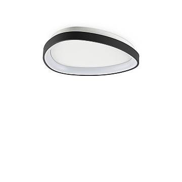 Plafoniera Contemporanea Gemini Metallo Nero Led Integrato 23W 3000K Ip20