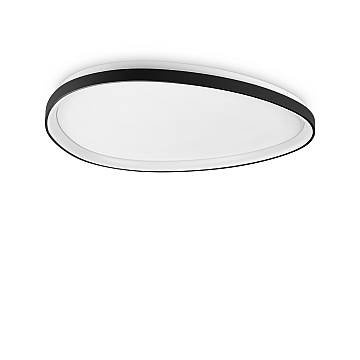 Plafoniera Contemporanea Gemini Metallo Nero Led Integrato 41W 3000K Ip20 Plafoniera Contemporanea Gemini Metallo Nero Led Integrato 41W 3000K Ip20