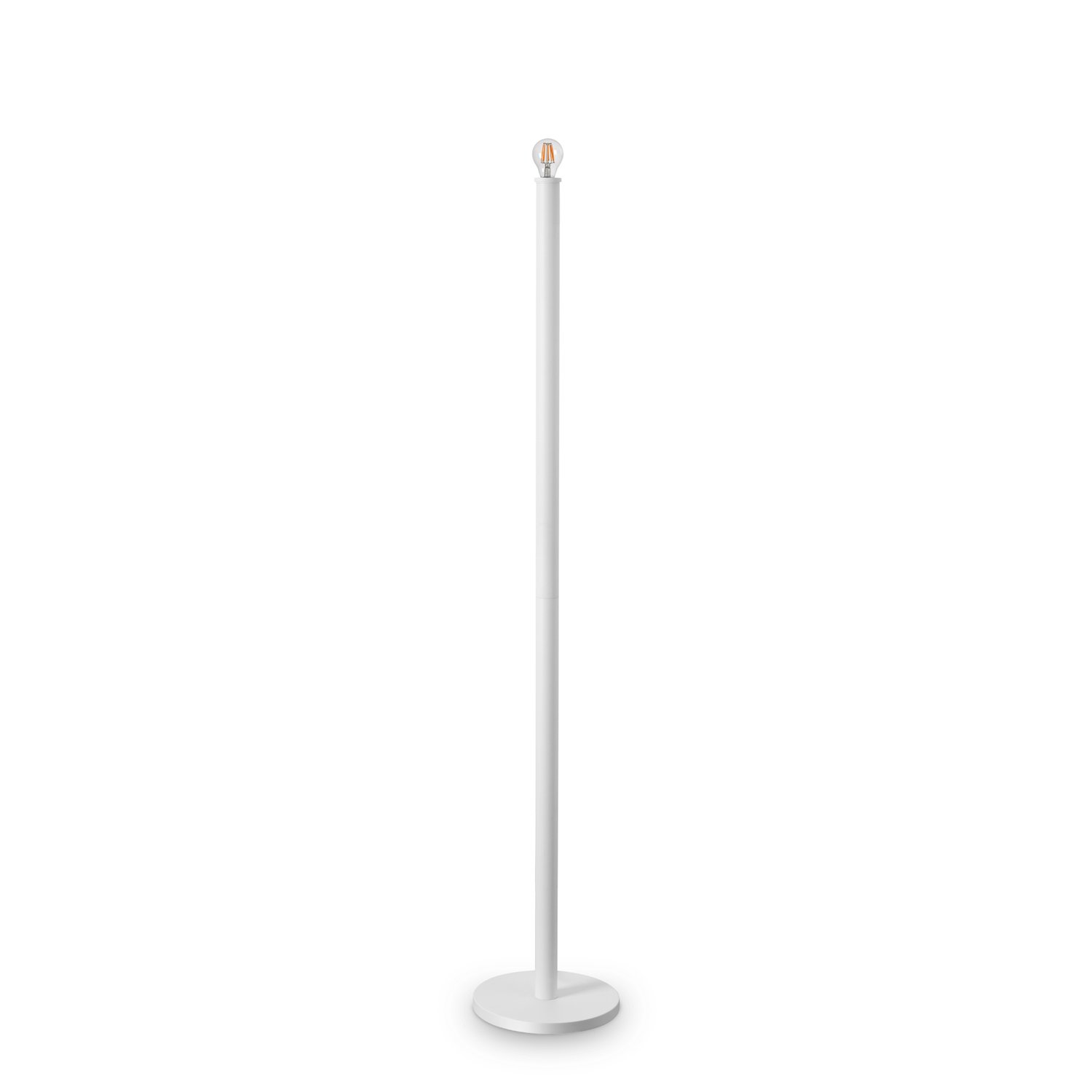 Piantana Da Terra Contemporanea Mix Metallo Bianco 1 Luce E27 42W Ip20 328164