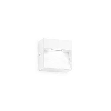 Applique Da Parete Contemporaneo Dedra Alluminio Bianco Led 1,5W 3000K Ip65